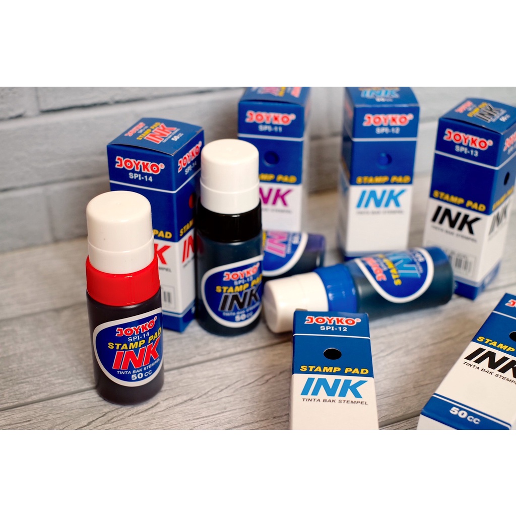 Jual Stamp Pad Ink Isi Ulang Refill Tinta Bak Stempel Joyko Spi Shopee Indonesia