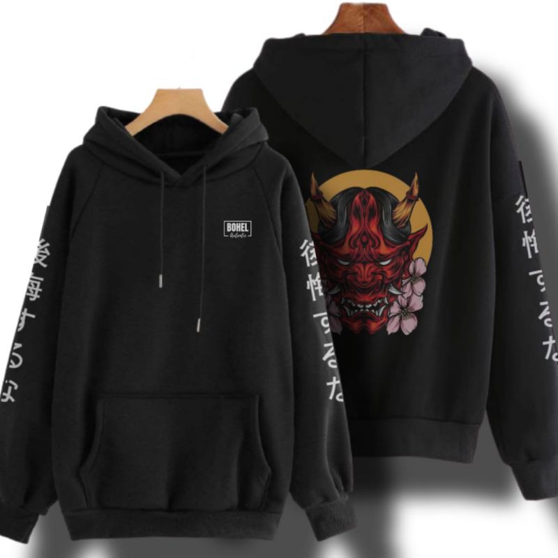 Jual COD Jaket Sweater Hoodie Pria Original Bohel Jumper SAMURAI Shopee Indonesia