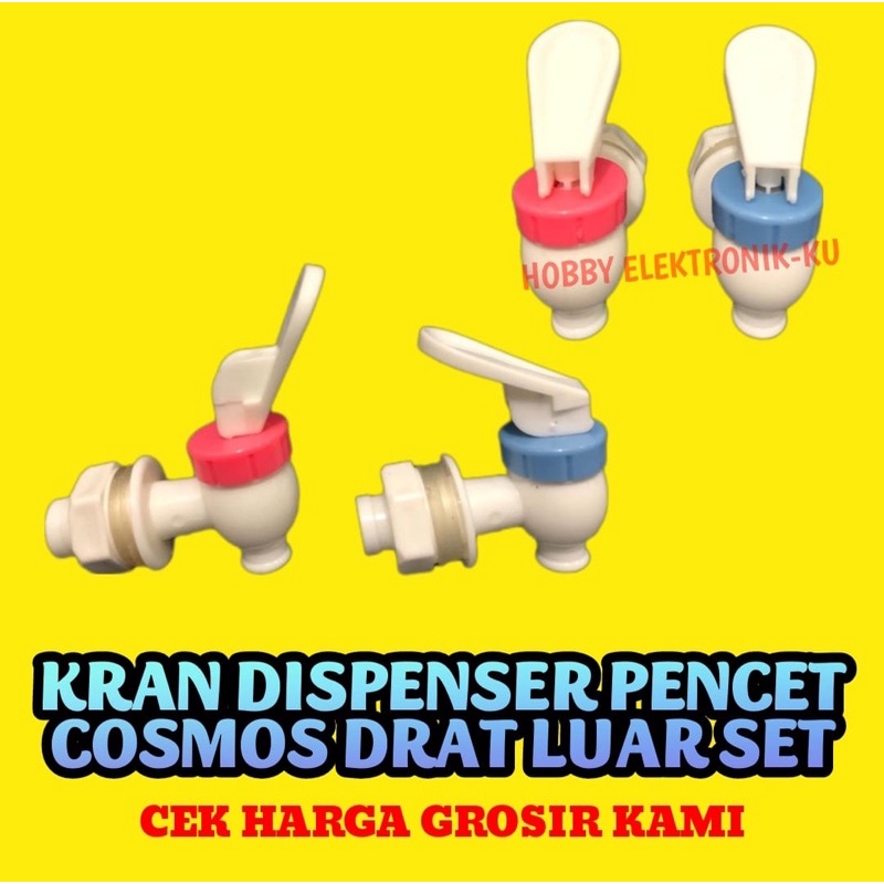 Jual KRAN DISPENSER PENCET COSMOS DRAT LUAR (SET) Shopee Indonesia