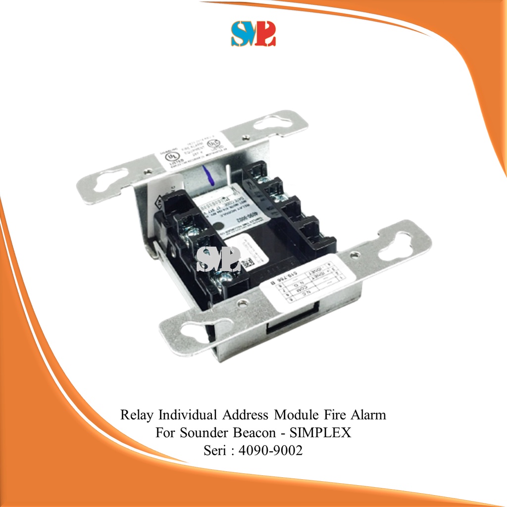 Jual Simplex 4090-9002 Relay Individual Address Module Fire Alarm For ...