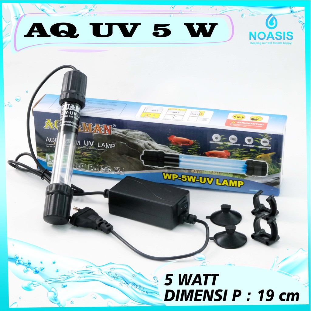 Jual Lampu Uv Ultraviolet Aquarium Aquaman 5 7 9 11 13 15 20