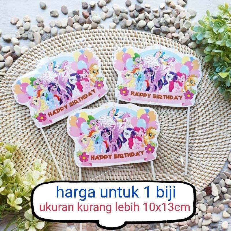 Jual cake topper toper hiasan tusukan kue cake nasi tumpeng puding