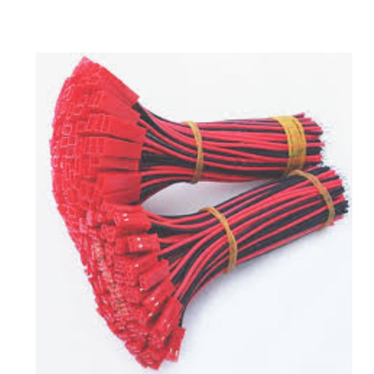 Jual soket merah JST Socket line kabel 2 pin male + female power cable ...