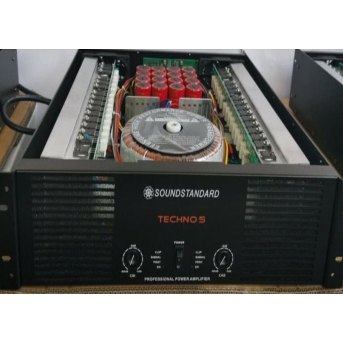 Jual POWER AMPLIFIER SOUNDSTANDARD TECHNO 5 TECHNO 5 GENERASI BARU