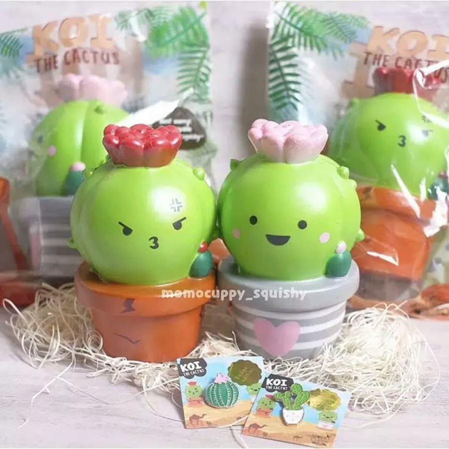 Jual Squishy kaktus cream / squishy momocuppy kaktus / squishy licensed |  Shopee Indonesia