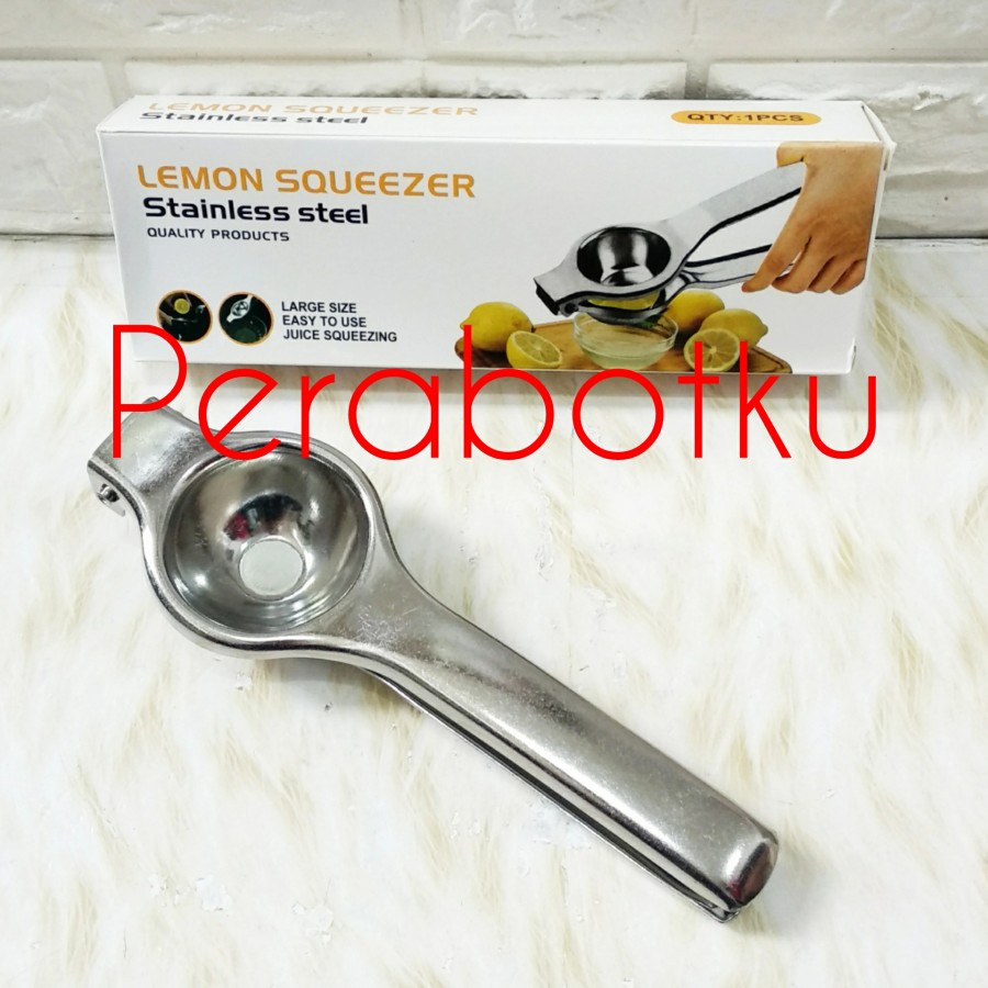 Jual Perasan Lemon Stenlis Squeezer / Alat Peras Lemon / Pemeras Jeruk ...