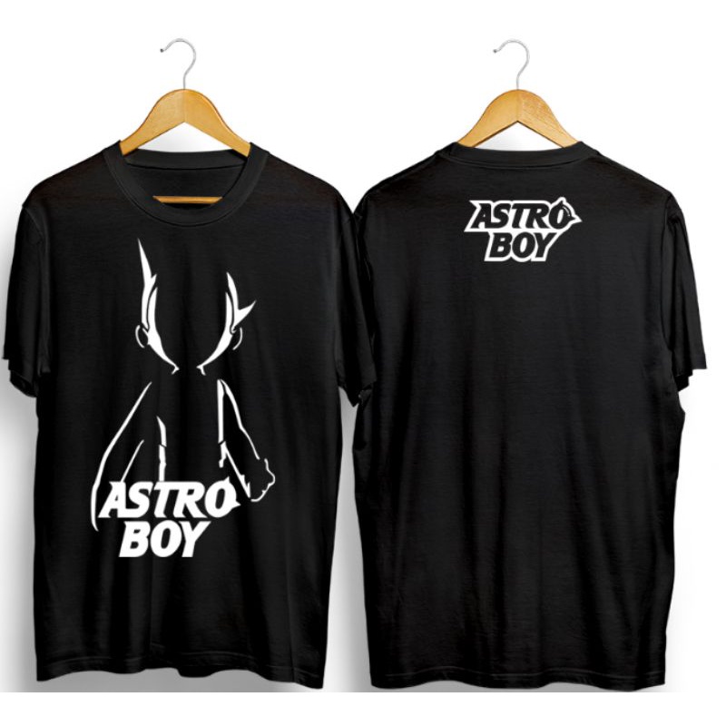 Jual T Shirt Baju Kaos Kartun Karakter Astroboy Siluet Shopee Indonesia