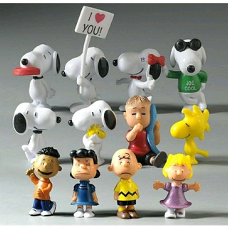 Jual Snoopy carlie brown peanuts Mainan Pajangan Miniatur Hiasan