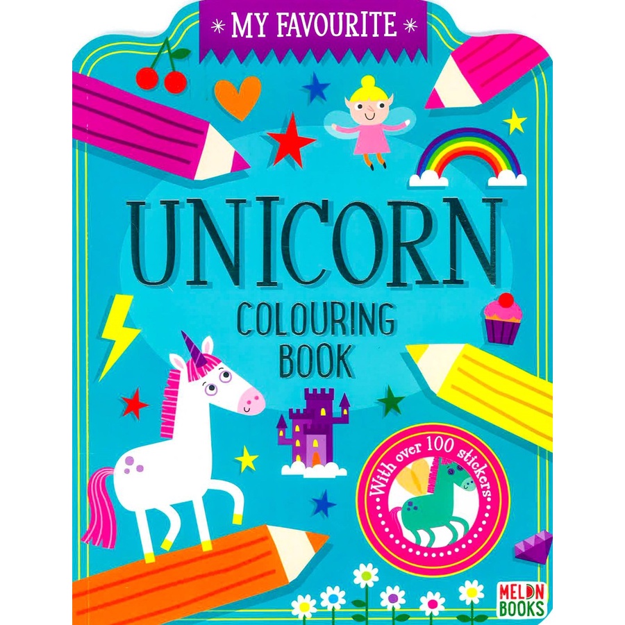 Jual Art Therapy for Children My Favourite Unicorn Colouring Book Buku ...