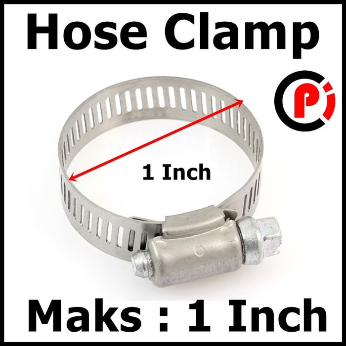 Jual Hose Clamp Klem Selang Ukuran Maksimum 1 Inch Shopee Indonesia