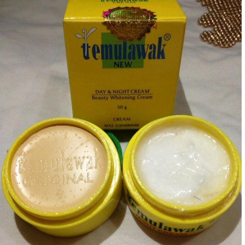 Jual BEDAK TEMULAWAK CREAM 50G BUATAN MALAYSIA ASLI ORIGINAL / BEDAK KRIM  SIANG DAN MALAM | Shopee Indonesia