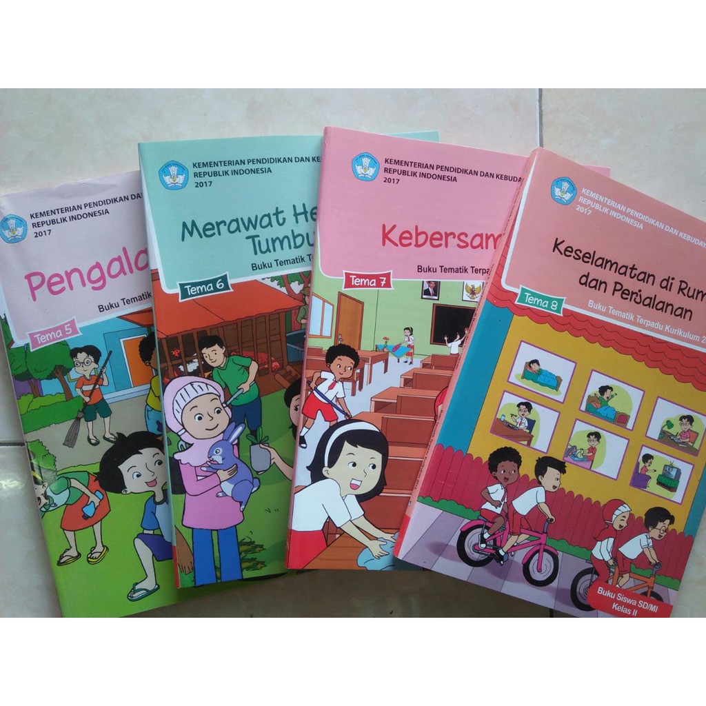 Jual Buku Paket Tematik Sd Kelas 2 Semester 2 K 13 Revisi 2017 Tema 5 8 Shopee Indonesia 8134