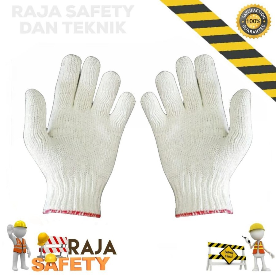 Jual Sarung Tangan 6 Benang Safety Proyek (1 Lusin) | Shopee Indonesia