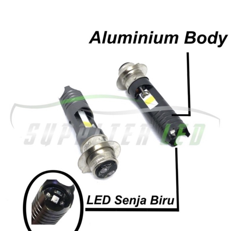 Jual Lampu LED Motor Socket H6 M11GH6 Light Force + Senja Biru PnP ...