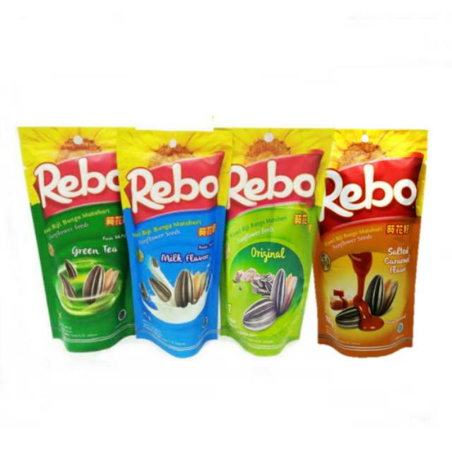 Jual Kuaci Rebo 150gr Original Milk Green Tea And Caramel Shopee