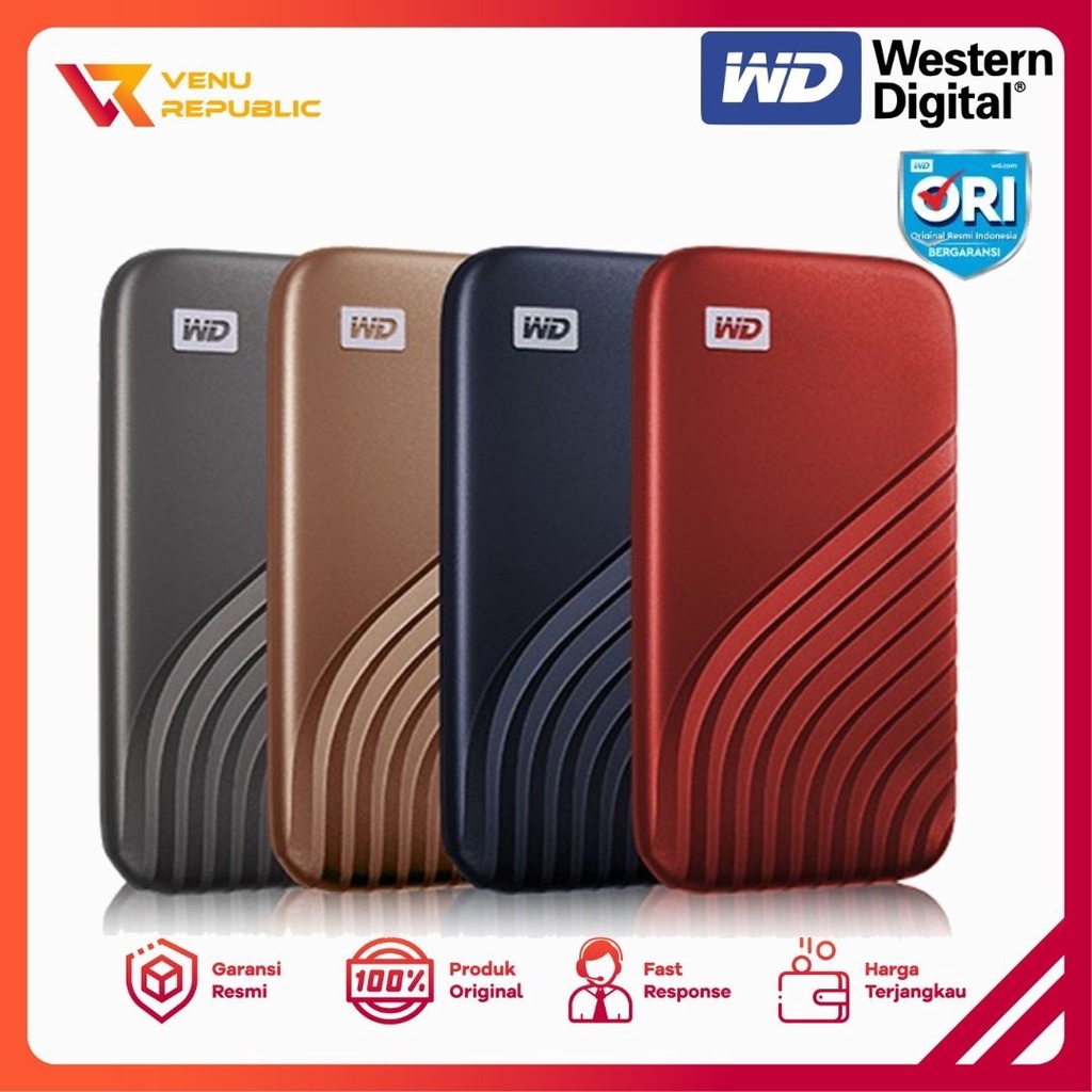 Jual Wd My Passport Ssd 1tb Portable External Eksternal Ssd