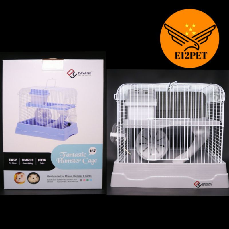 Gallery Detail: Jual Kandang Hamster 187 30Cmx23Cmx25Cm Fantastic Hamster Cage Dayang