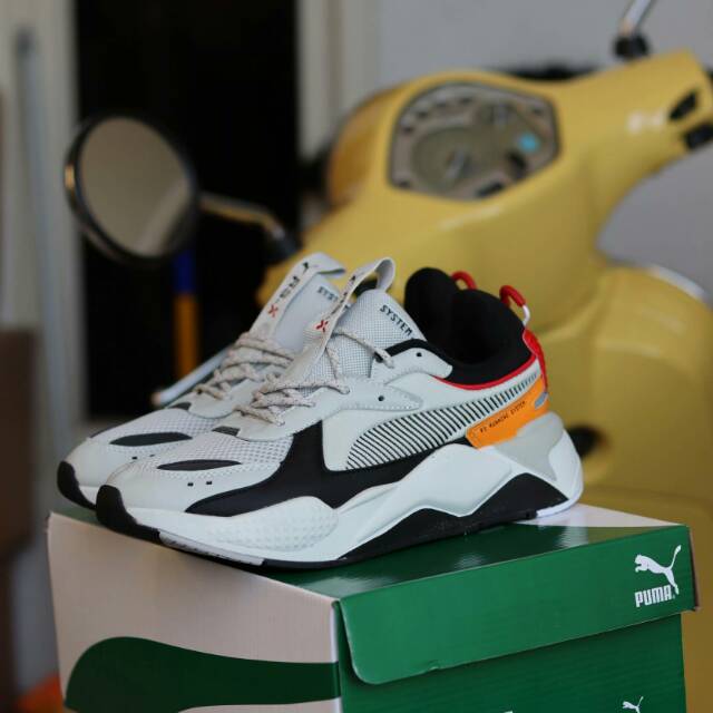 Puma rsx shop white black orange