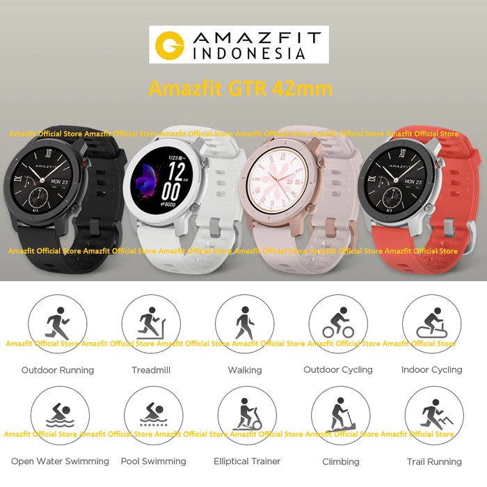 Amazfit gtr best sale 42mm spesifikasi