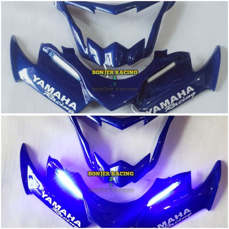 Jual Cover Lampu Plus Winglet Dilengkapi Lampu Led Yamaha Mx King