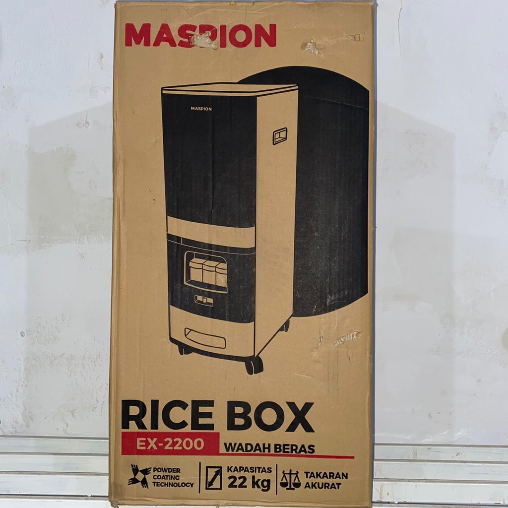 Jual Maspion Rice Box MRD EX 2200 22 KG | Shopee Indonesia