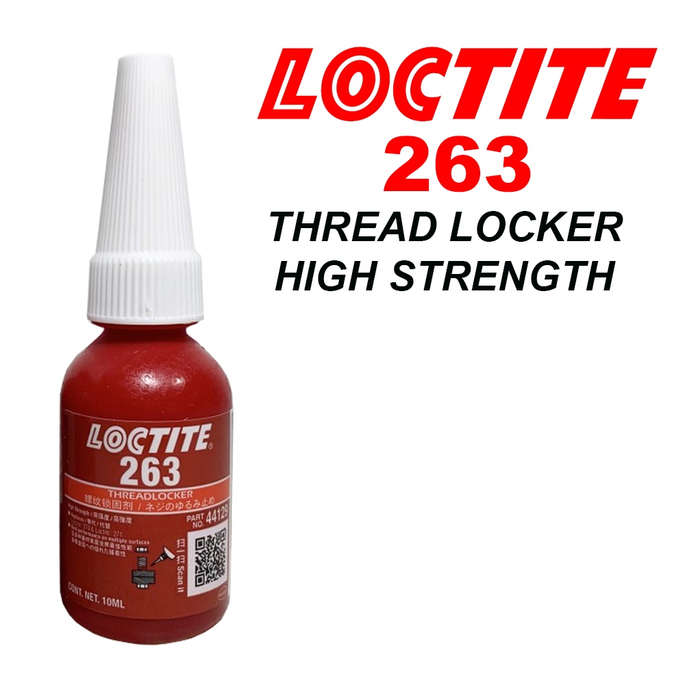 Jual THREAD LOCKER LEM ULIR BAUT LOCTITE 263 HIGH STRENGTH ORIGINAL ...