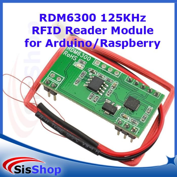 Jual RDM6300 125KHZ RFID CARD READER MODULE UART FOR ARDUINO RASPBERRY ...