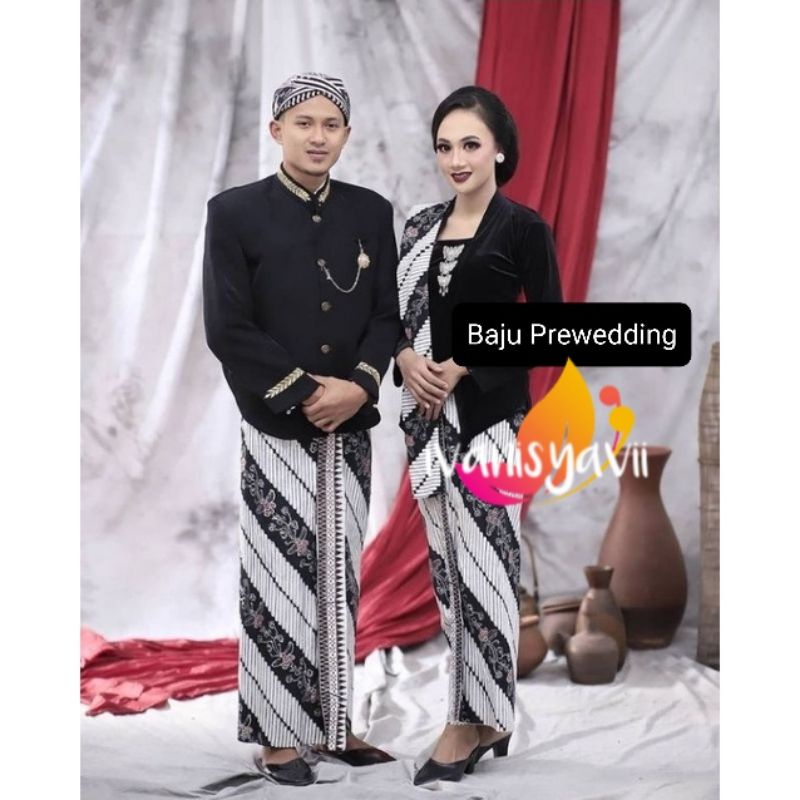 Jual Fullset Baju Prewed Prewedding Couple Adat Jawa Solo