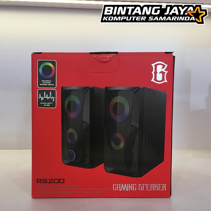 Jual Robot RS200 RGB Gaming Speaker 3.5mm AUX 2 Channel Stereo | Shopee ...
