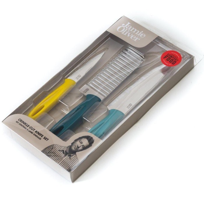 Jual JAMIE OLIVER JC7185 CRINKLE CUT KNIFE SET UW617 Shopee Indonesia