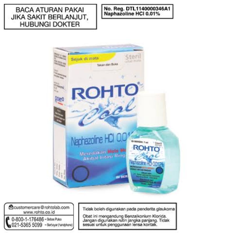 Jual ROHTO COOL Tetes Mata / Obat Mata botol 7 ml / OBAT TETES MATA ...