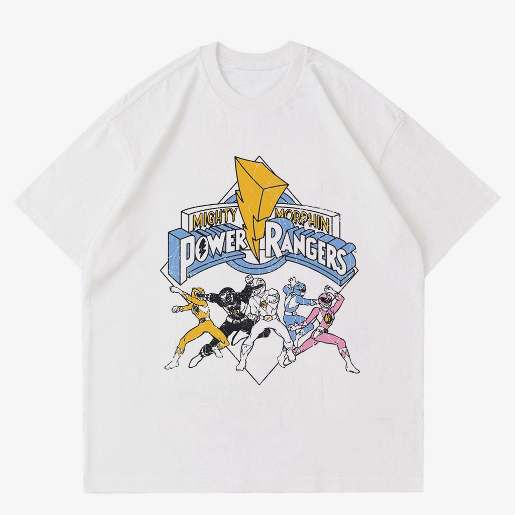 Jual T-SHIRT VINTAGE POWER RANGERS | KAOS 90'S NOSTALGIA POWER RANGERS ...
