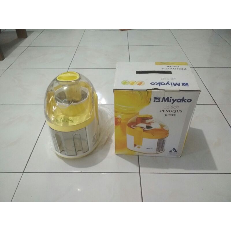Jual Juicer Miyako JE 507 Second 2 kali pemakaian(mulus & nominus) Shopee Indonesia