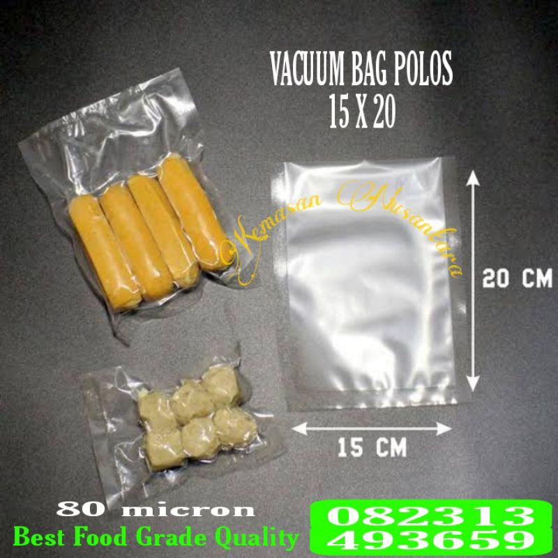 Jual Pcs Plastic Vacuum Bag Polos X Termurah Plastik Vakum Sealer Kemasan Vakum Bag