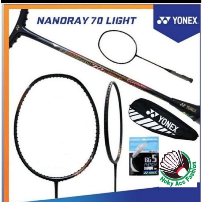 Jual RAKET BADMINTON YONEX NANORAY 70 LIGHT RUDY HARTONO ORIGINAL ...