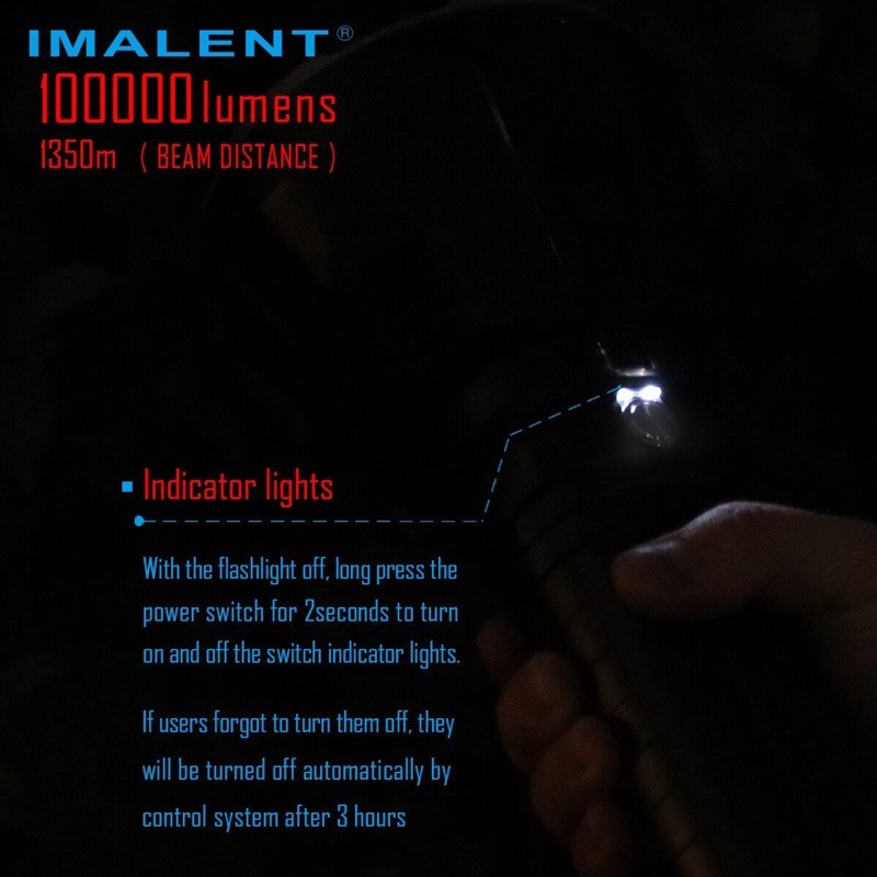 Jual IMALENT MS18 100000 Lumens Flashlight | Shopee Indonesia
