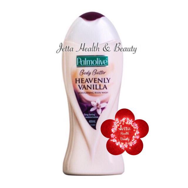 Jual Palmolive Body Butter Coconut Scrub or Heavenly Vanilla Body Wash
