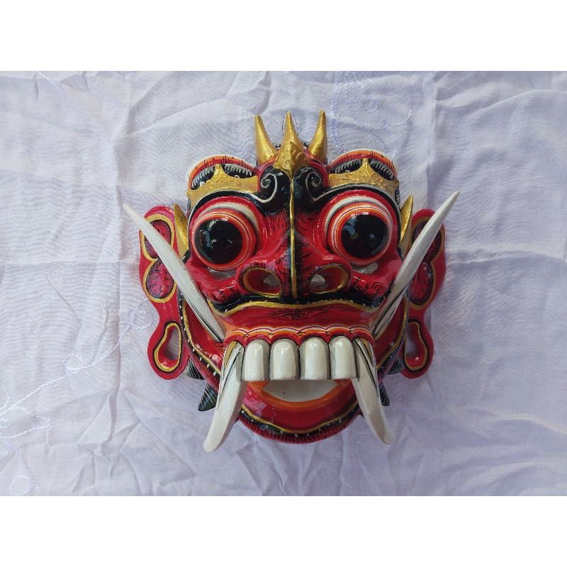 Jual Topeng Tapel Rangda Leak Bali Halus /Kepala Leakbali Oleholeh Bali ...
