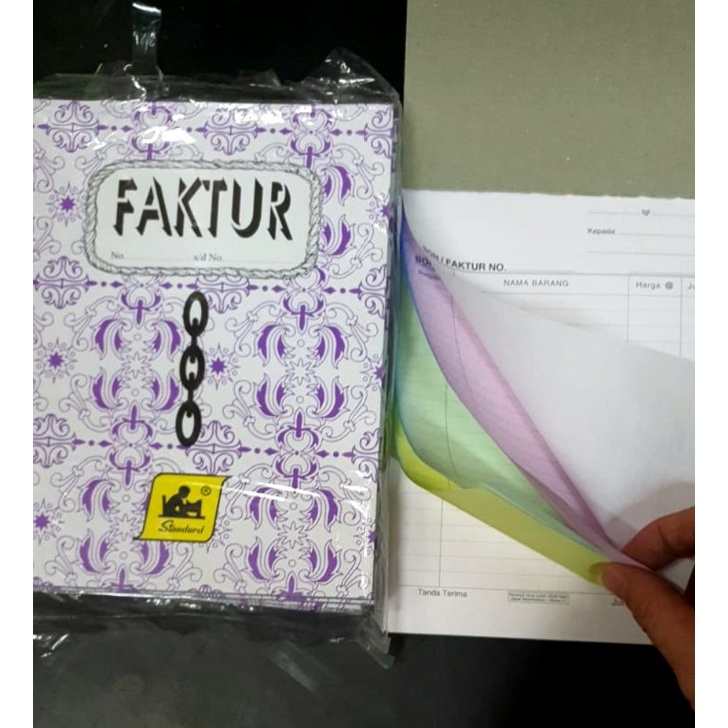 Jual Bon Faktur Rangkap 4 Besar R4B Standard 1 lusin | Shopee Indonesia