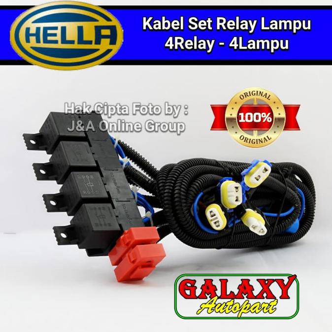 Jual Kabel Relay Set Relay Lampu Low Beam Hb High Beam Hb