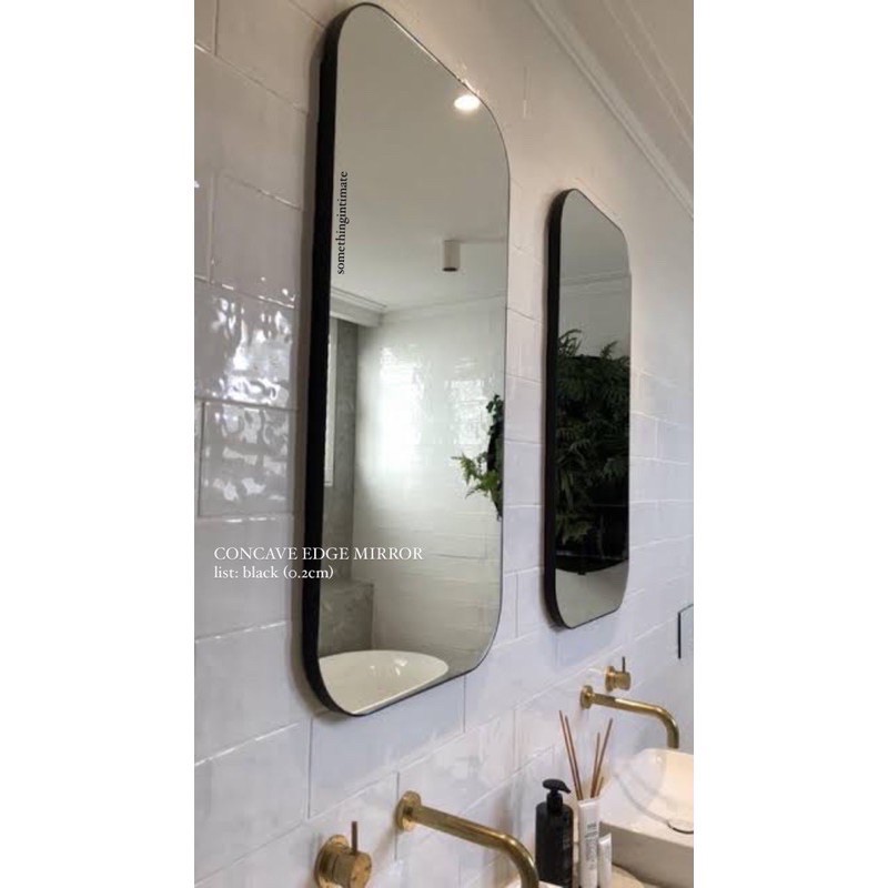 Jual Kelly Concave Curve Edge Vanity Mirror Kaca Meja Rias Gantung