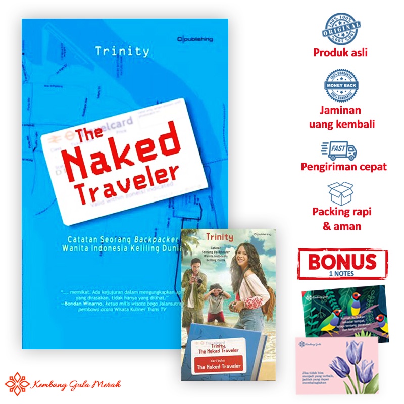 Jual Buku The Naked Traveler Trinity Shopee Indonesia