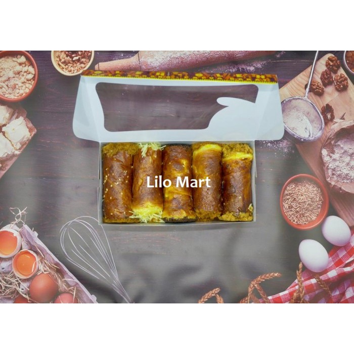 Jual Roti Abon Gulung Billy Bakery Sorong Papua Barat / roti oleholeh khas papua abon sapi ayam