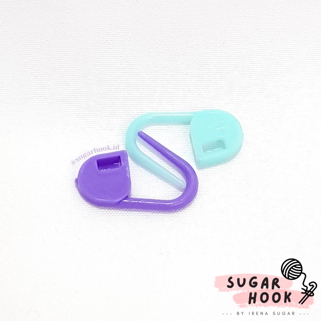 Jual Stitch marker / peniti plastik penanda rajutan Sugar Hook ...