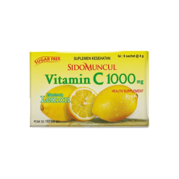 Jual Vitamin C 1000 Saset SidoMuncul Grosir | Shopee Indonesia