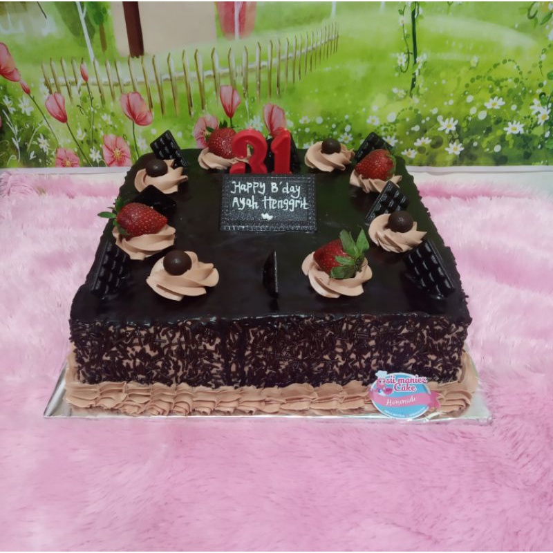Jual kue ulang tahun coklat | Shopee Indonesia