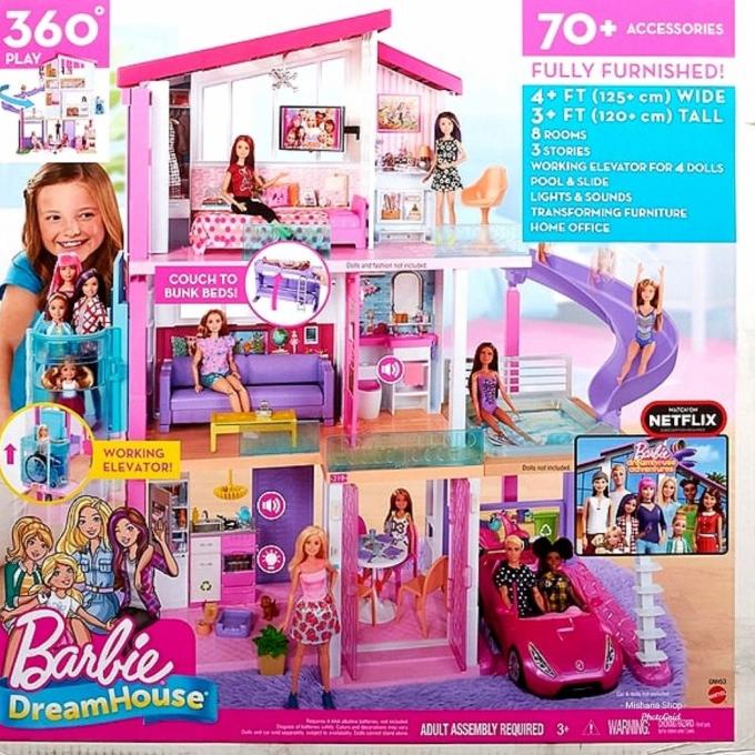 Jual Rumah Boneka Barbie Dream House 3 Lantai - Mattel Dreamhouse ...