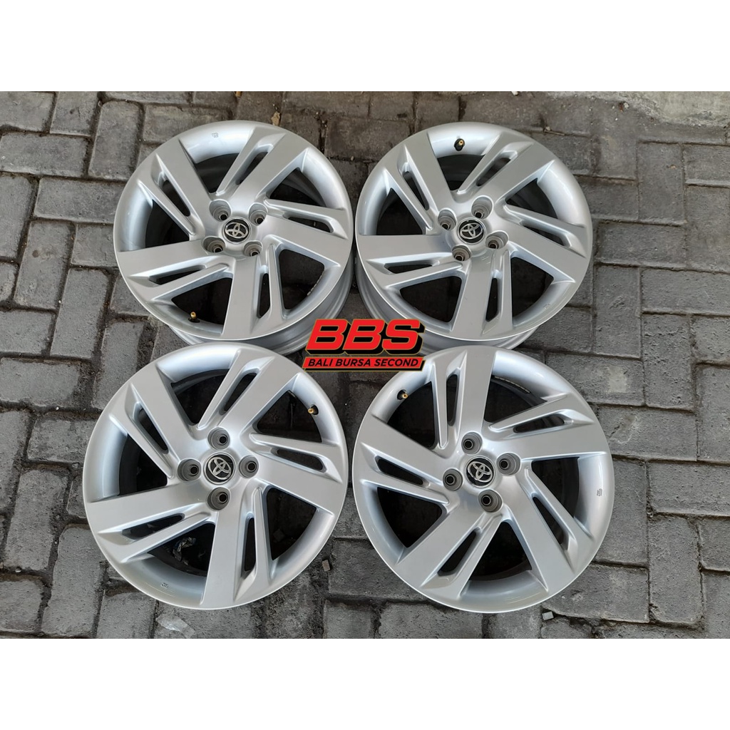 Jual velg mobil bekas oem toyota raize ring 16 pcd 4x100 cocok agya ...