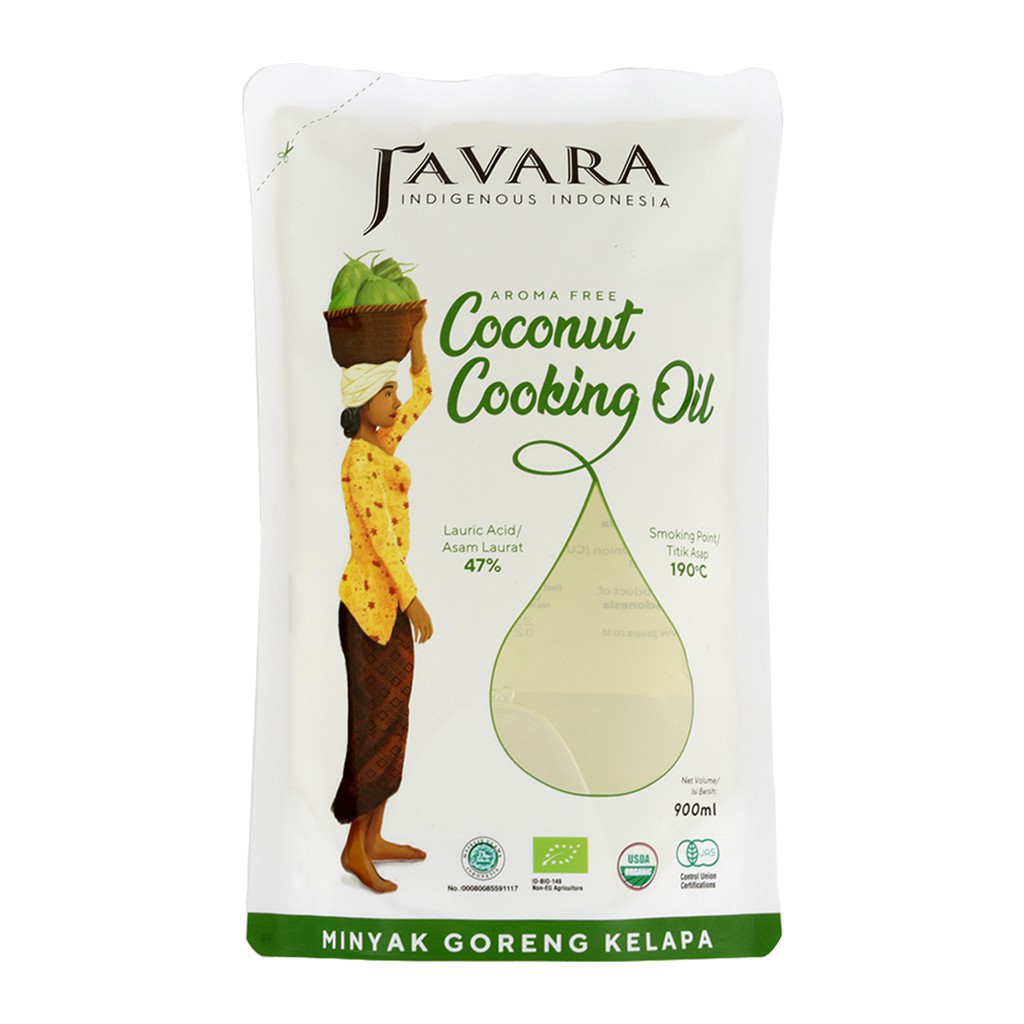 Jual Javara Organic Coconut Cooking Oil - Pouch 900ml | Shopee Indonesia