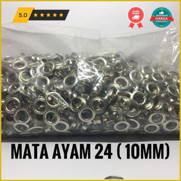 Jual Kerajinan Tangan Mata Ayam 24 10Mm Varia Nekel Premium | Shopee ...